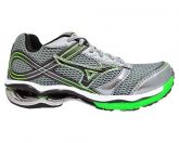 Tênis Mizuno Wave Creation 13 Grafite e Verde Claro