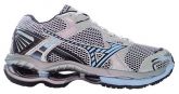 Tênis Mizuno Wave Creation 11 Prata e Azul Bebê
