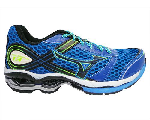 Tênis Mizuno Wave Creation 13 Azul e Verde