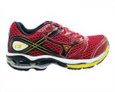 Tênis Mizuno Wave Creation 13 Vermelho e Amarelo