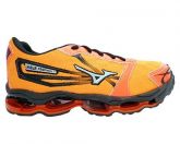 Tênis Infantil Mizuno Wave Prophecy 2 Laranja e Preto